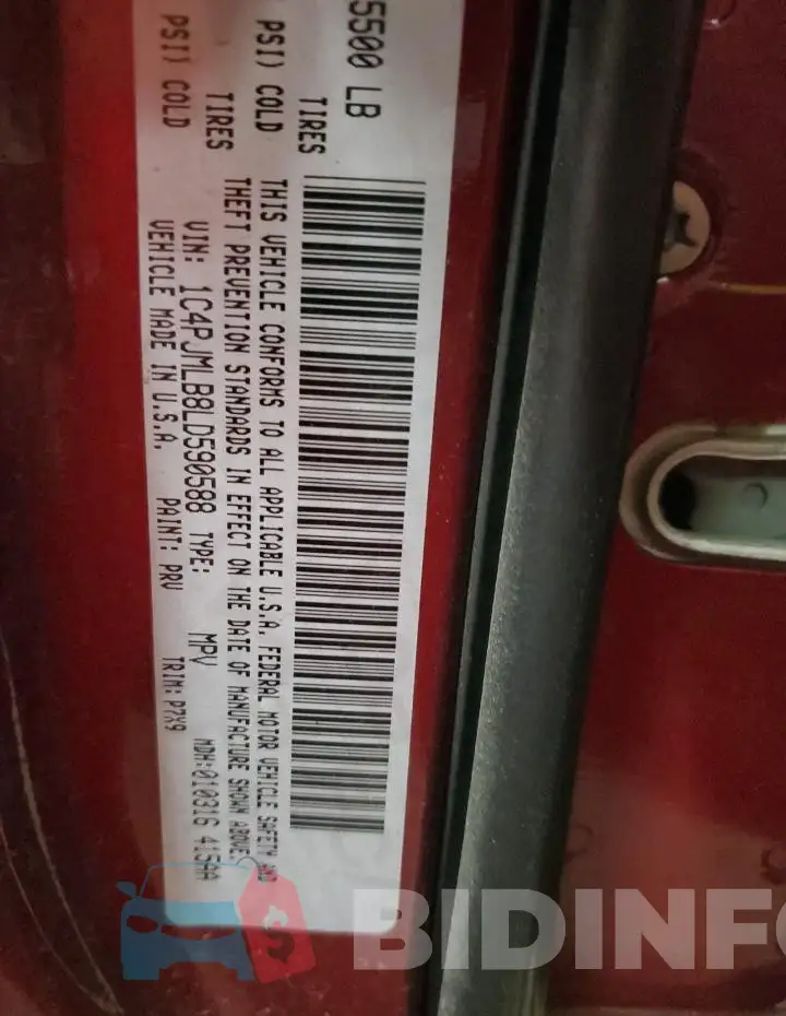 1C4PJMLB8LD590588 Photo# 13