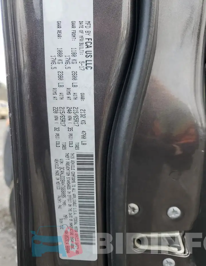 3C4NJDDB4HT668095 Photo# 13