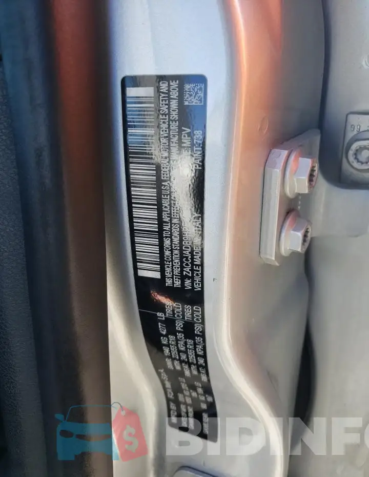 ZACCJADB9HPE48951 Photo# 13