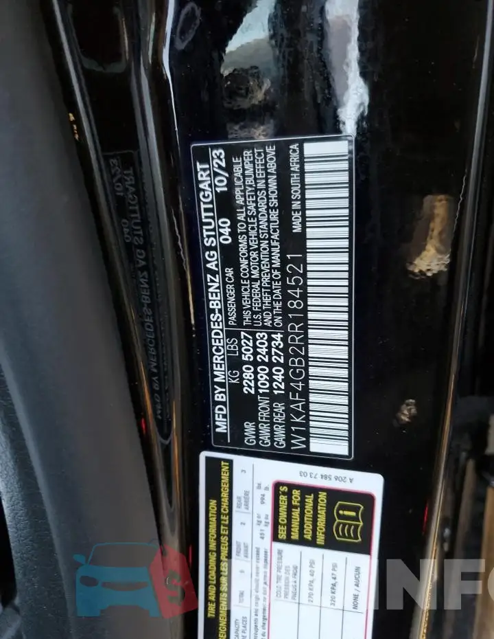 W1KAF4GB2RR184521 Photo# 13