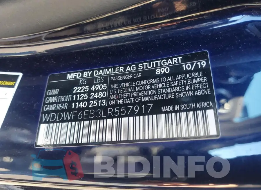 WDDWF6EB3LR557917 Photo# 12
