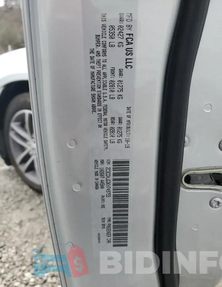 2C3CDXJG3KH749755 Photo# 12