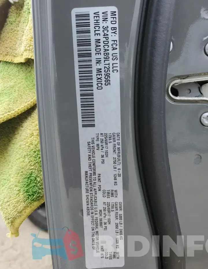 3C4PDCAB9LT259565 Photo# 13