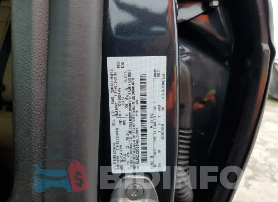 5LMCJ2C93NUL36802 Photo# 13