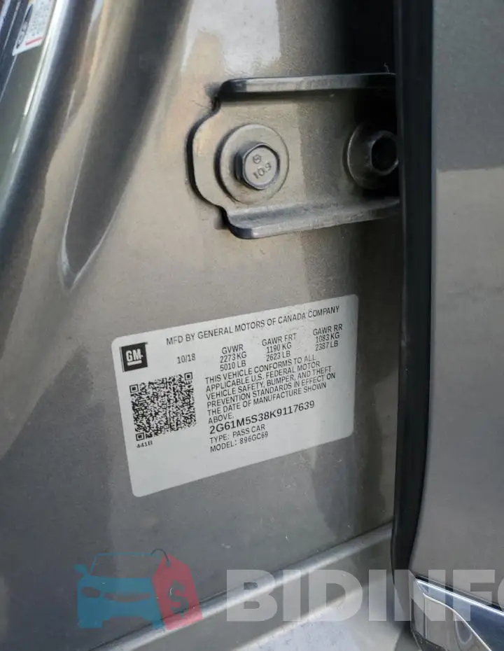 2G61M5S38K9117639 Photo# 12