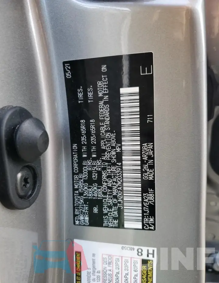 JTJHZKFA7M2033914 Photo# 12