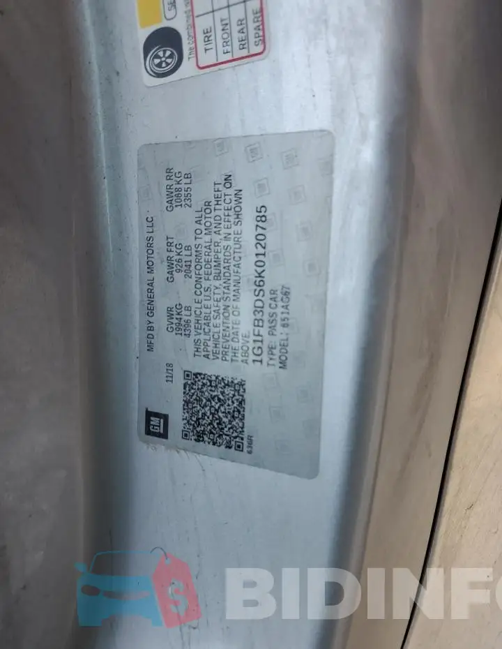 1G1FB3DS6K0120785 Photo# 13