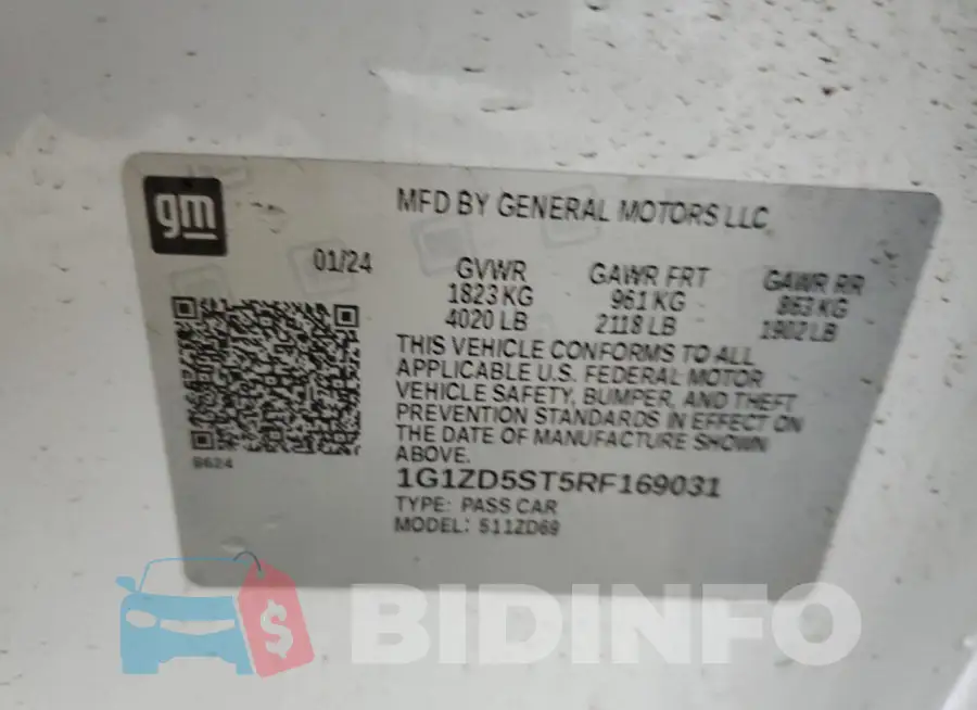 1G1ZD5ST5RF169031 Photo# 12