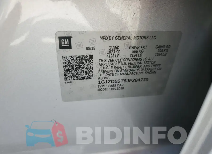 1G1ZD5ST8JF284730 Photo# 12