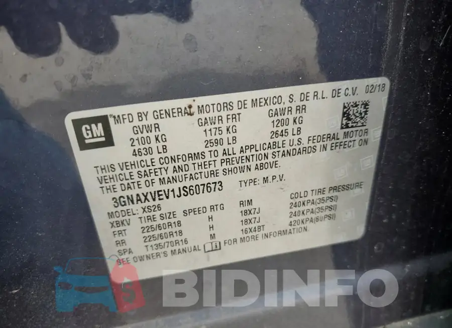 3GNAXVEV1JS607673 Photo# 12