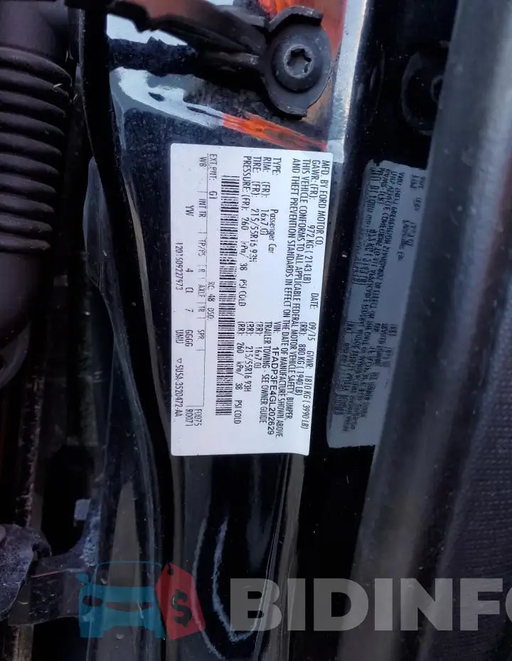 1FADP3FE4GL202629 Photo# 12