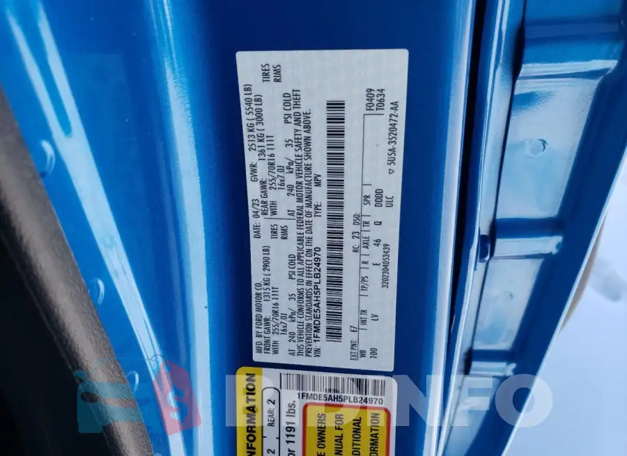 1FMDE5AH5PLB24970 Photo# 12