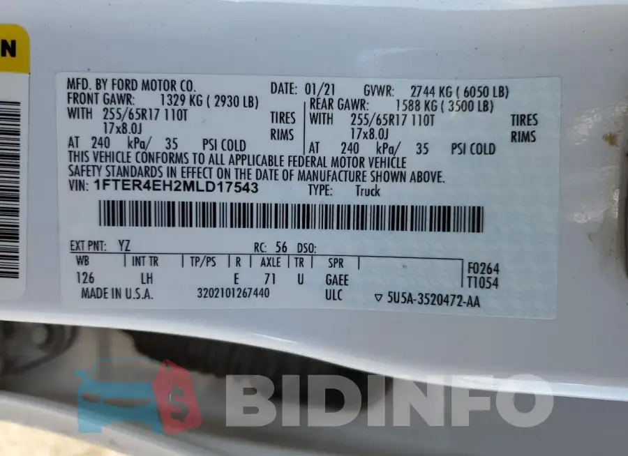 1FTER4EH2MLD17543 Photo# 12