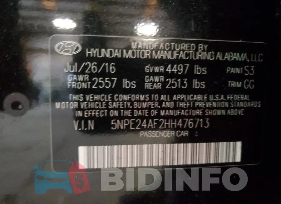 5NPE24AF2HH476713 Photo# 12