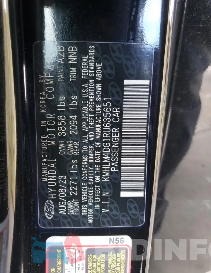 KMHLM4DG1RU635651 Photo# 12