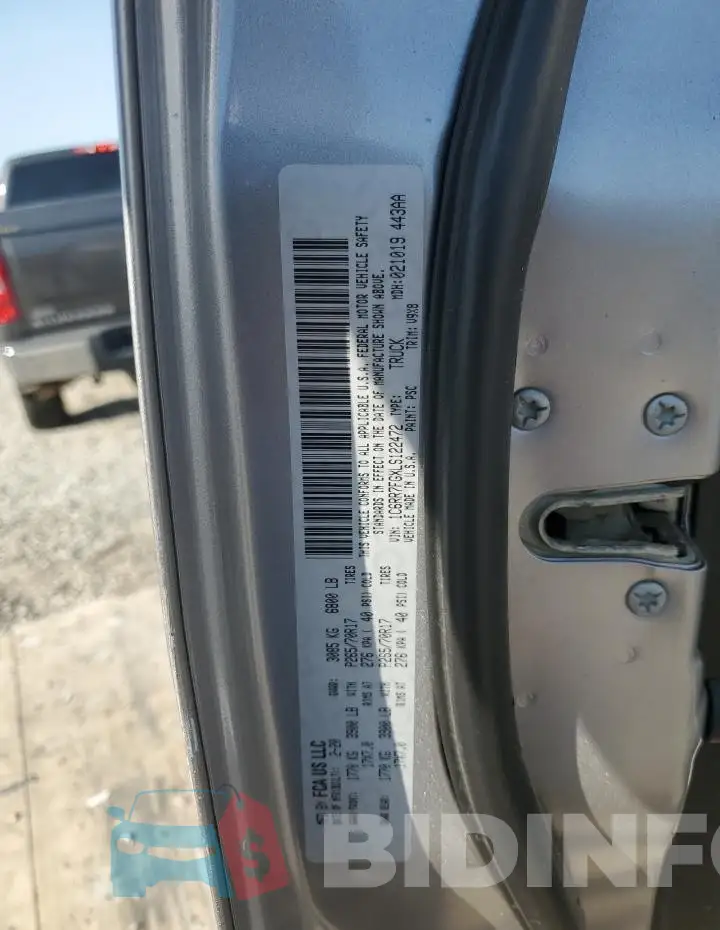 1C6RR7FGXLS122472 Photo# 12