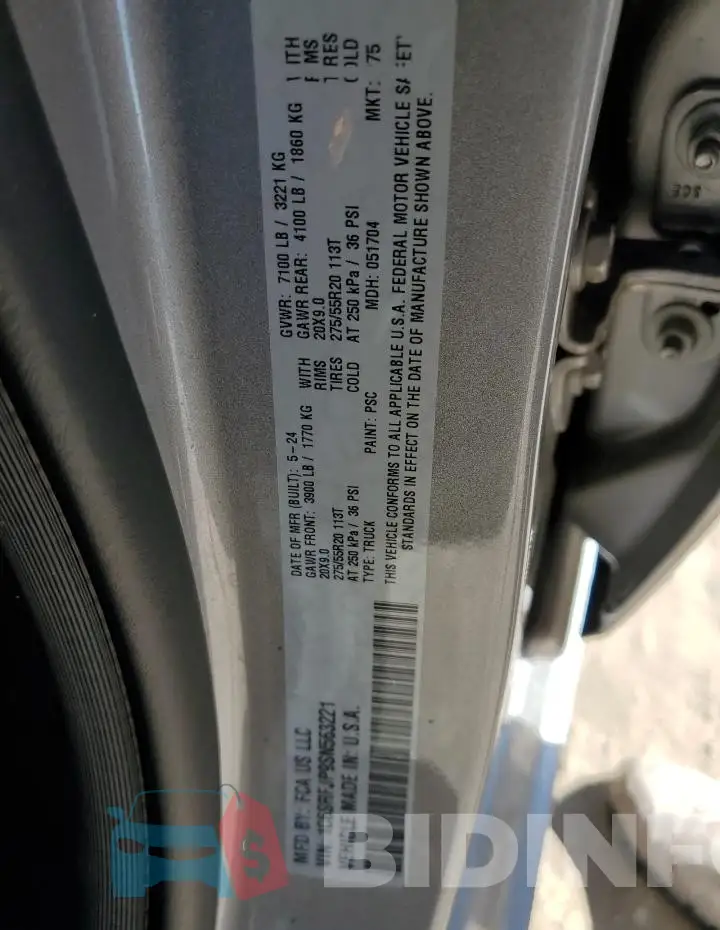 1C6SRFJP9SN563221 Photo# 12