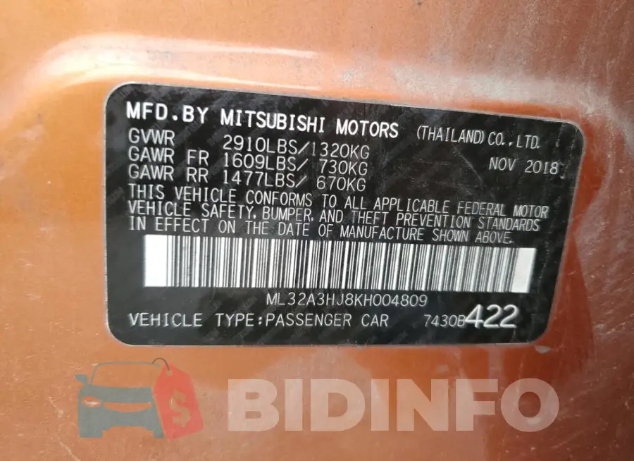 ML32A3HJ8KH004809 Photo# 12