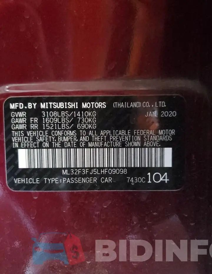 ML32F3FJ5LHF09098 Photo# 12