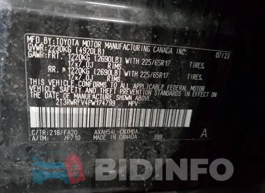 2T3RWRFV4PW174799 Photo# 13