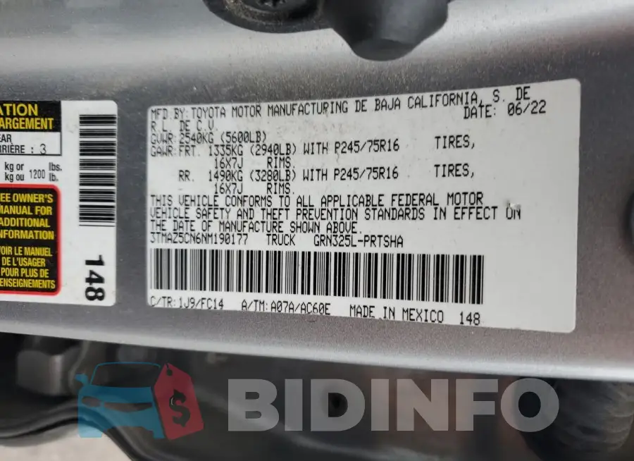 3TMAZ5CN6NM190177 Photo# 12