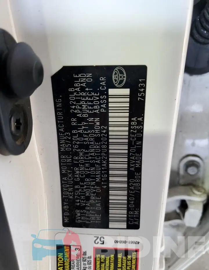 4T1G11AK2PU820242 Photo# 12