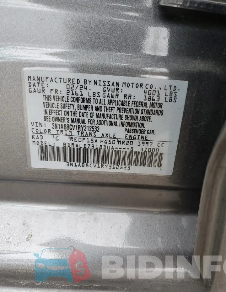 3N1AB8CV1RY312533 Photo# 13