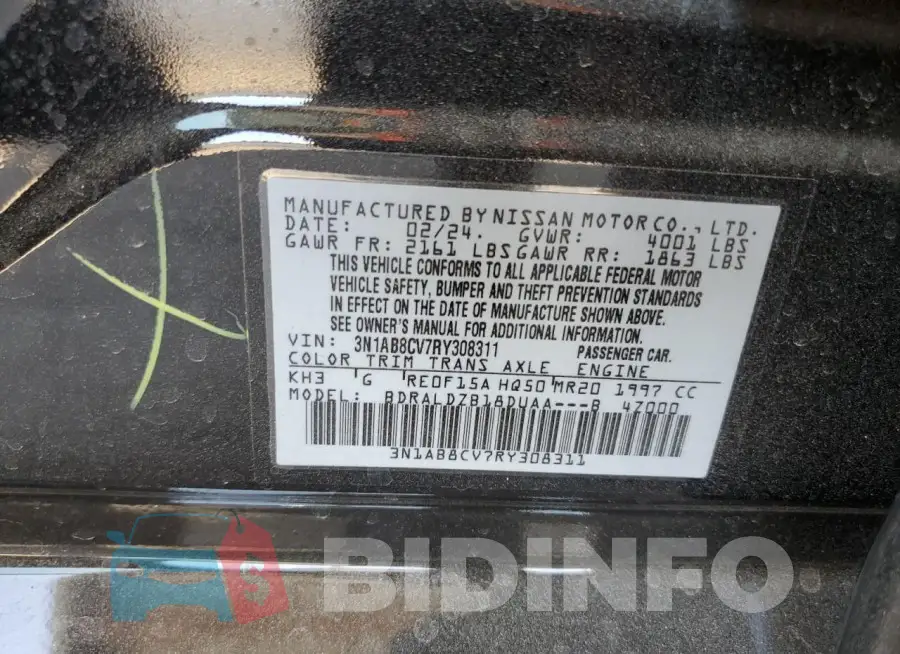 3N1AB8CV7RY308311 Photo# 12