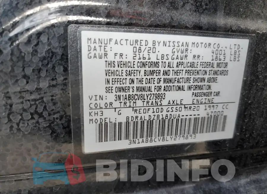 3N1AB8CV8LY279893 Photo# 12