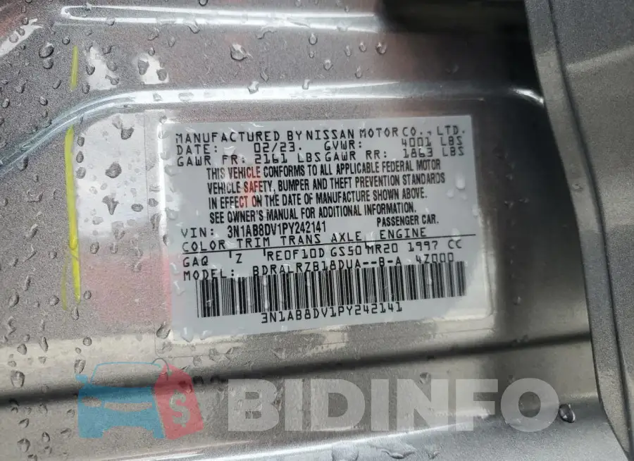 3N1AB8DV1PY242141 Photo# 12