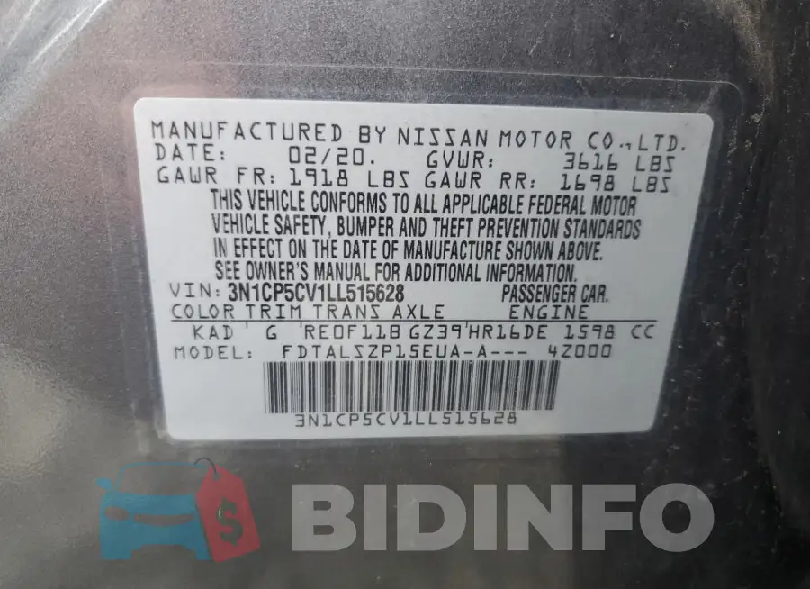 3N1CP5CV1LL515628 Photo# 12