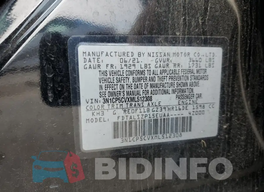 3N1CP5CVXML512308 Photo# 13