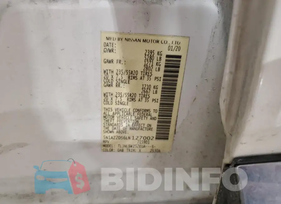 5N1AZ2DS6LN127002 Photo# 13