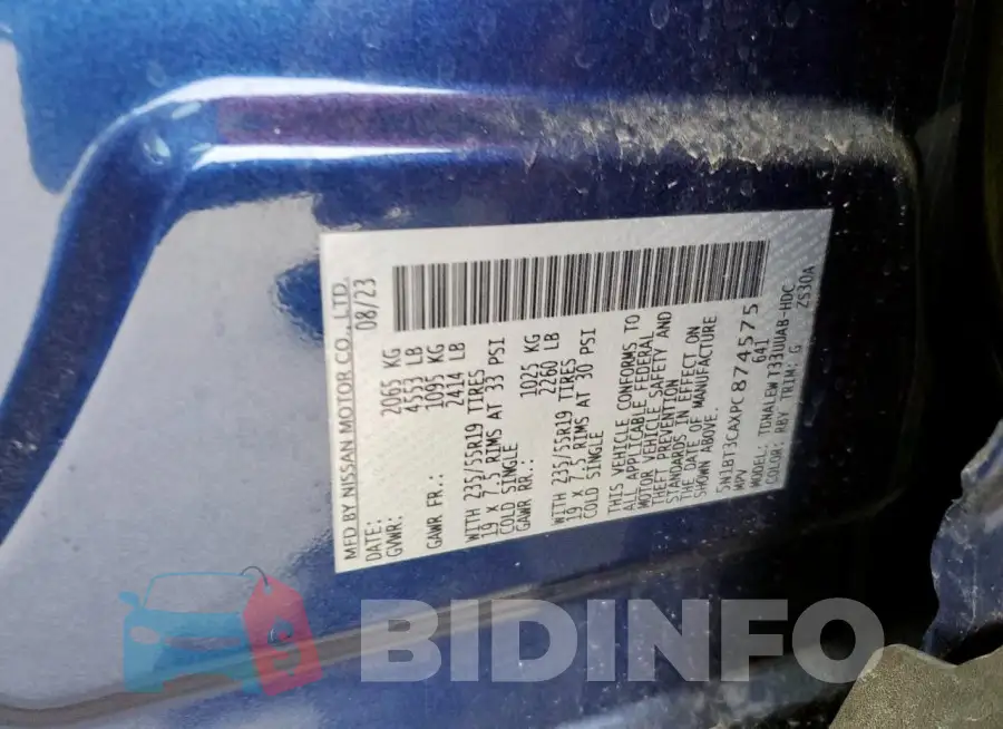 5N1BT3CAXPC874575 Photo# 12