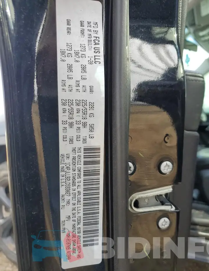1C4PJLLB2LD593027 Photo# 14