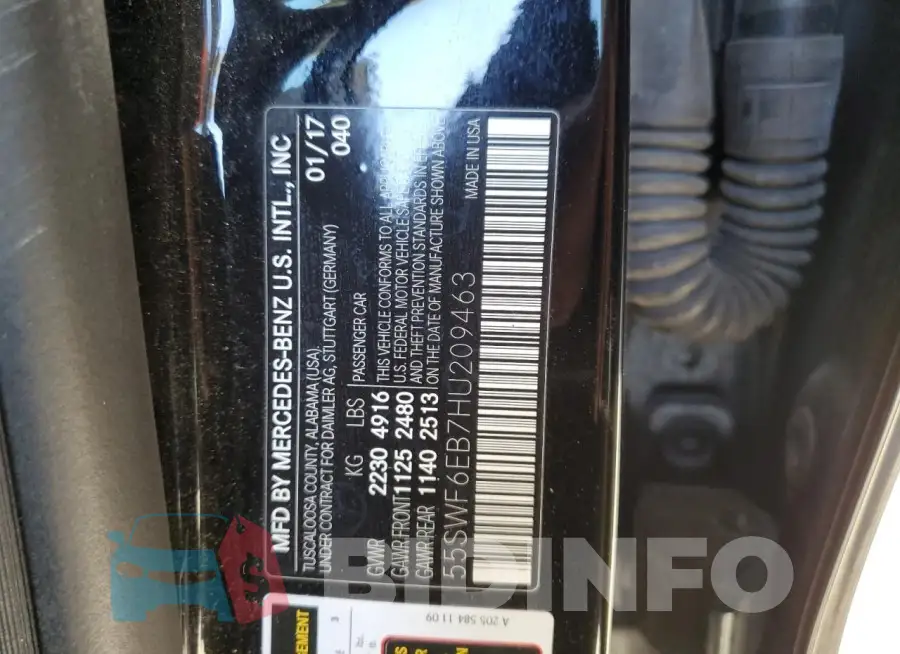 55SWF6EB7HU209463 Photo# 12