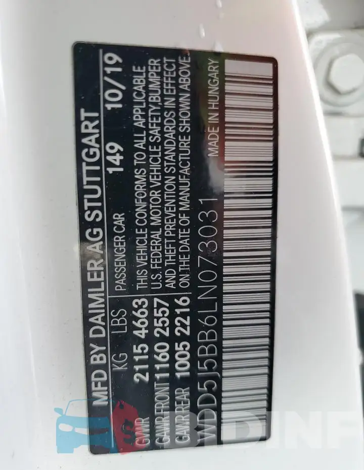WDD5J5BB6LN073031 Photo# 13