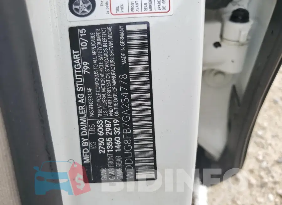 WDDUG8FB7GA234778 Photo# 13