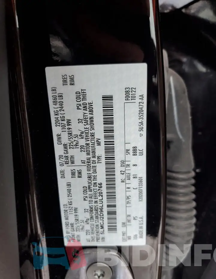 5LMCJ2D96LUL20766 Photo# 12