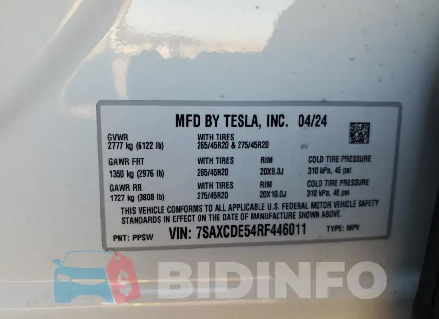 7SAXCDE54RF446011 Photo# 13