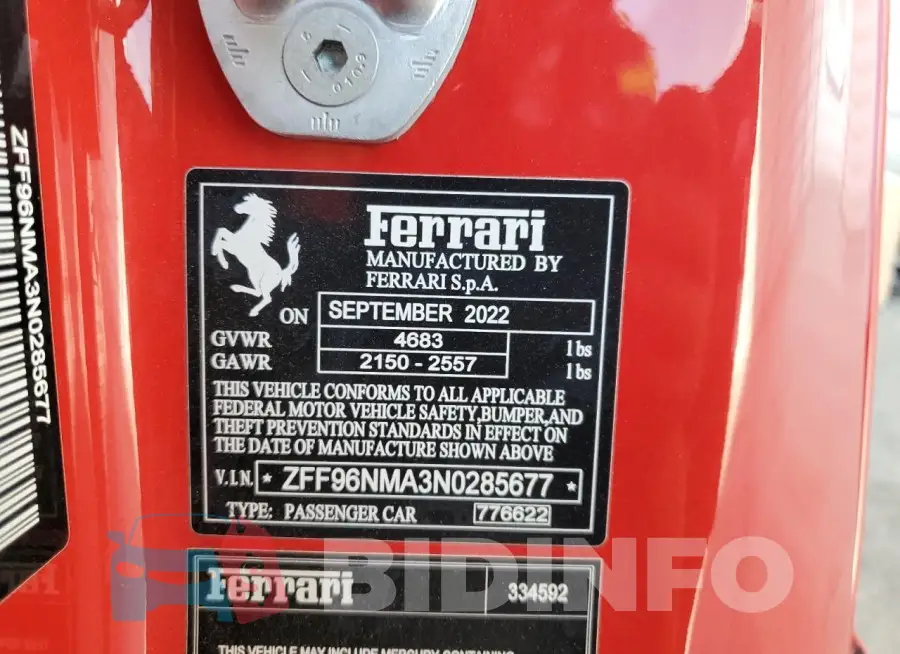 ZFF96NMA3N0285677 Photo# 12