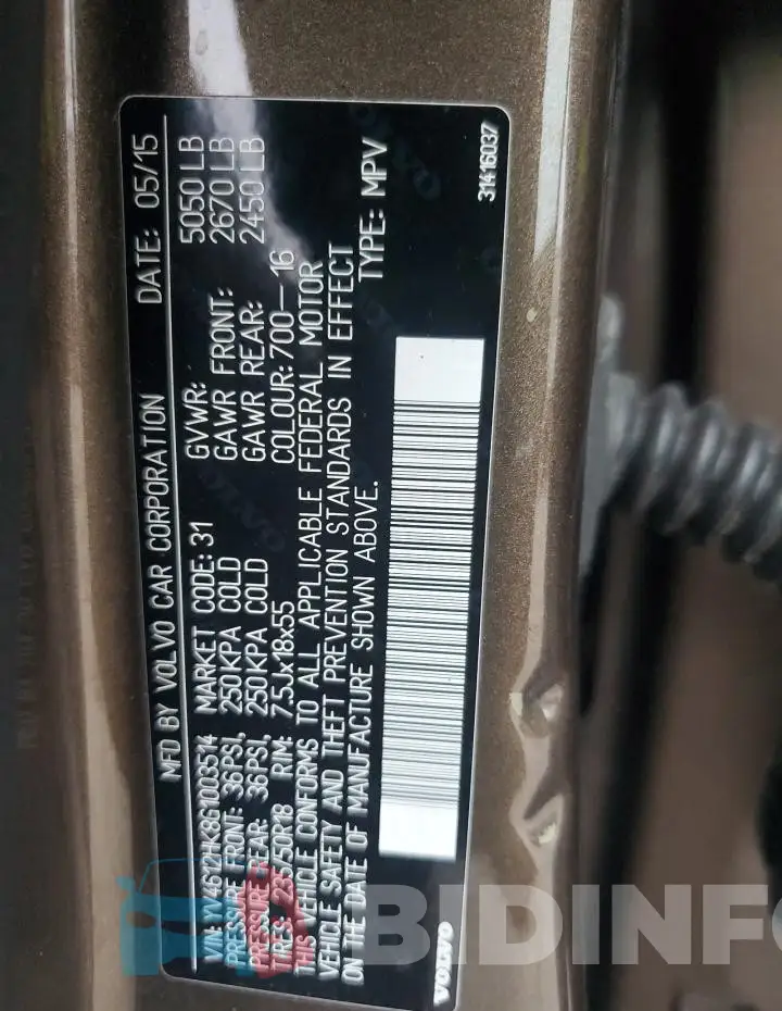 YV4612HK8G1003514 Photo# 12