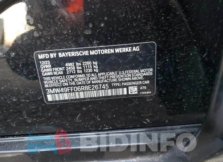 3MW49FF06R8E26745 Photo# 12