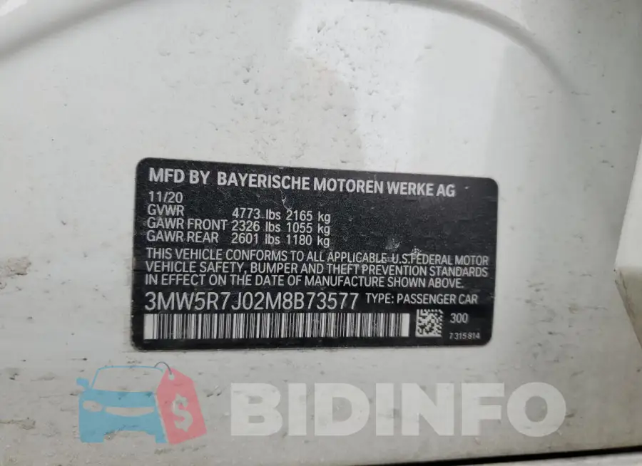 3MW5R7J02M8B73577 Photo# 12