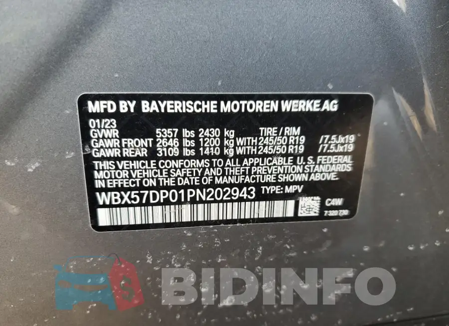 WBX57DP01PN202943 Photo# 14