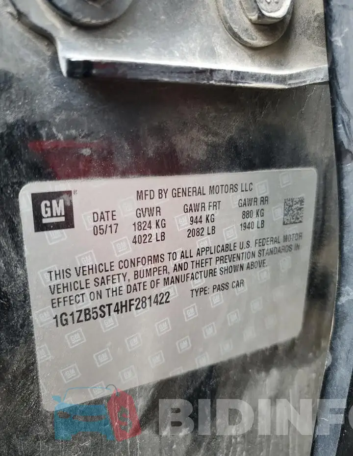 1G1ZB5ST4HF281422 Photo# 12