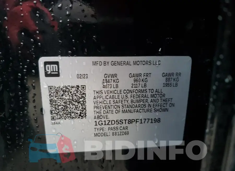 1G1ZD5ST8PF177198 Photo# 12