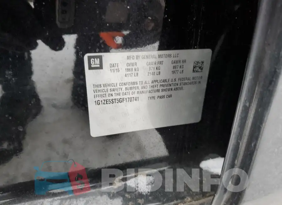 1G1ZE5ST5GF170741 Photo# 12