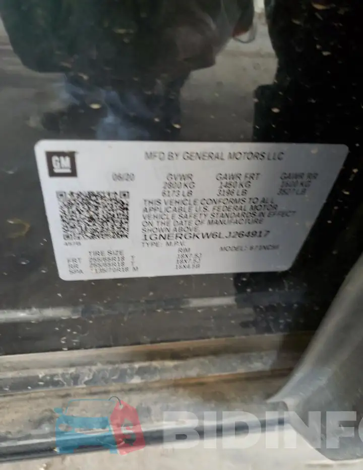 1GNERGKW6LJ264917 Photo# 14