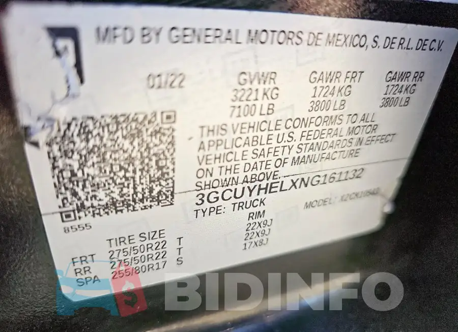 3GCUYHELXNG161132 Photo# 10